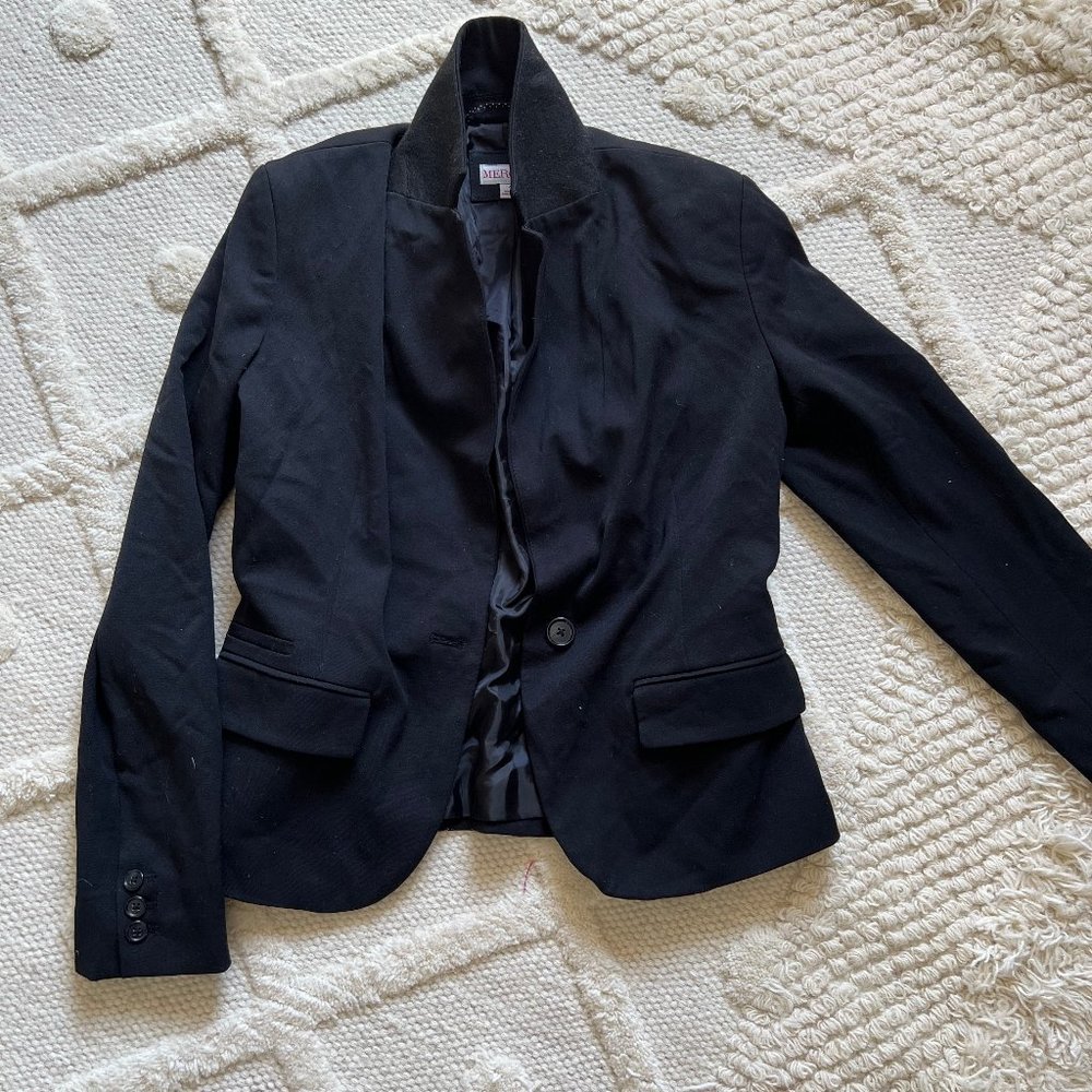 Black Blazer Slim Fit